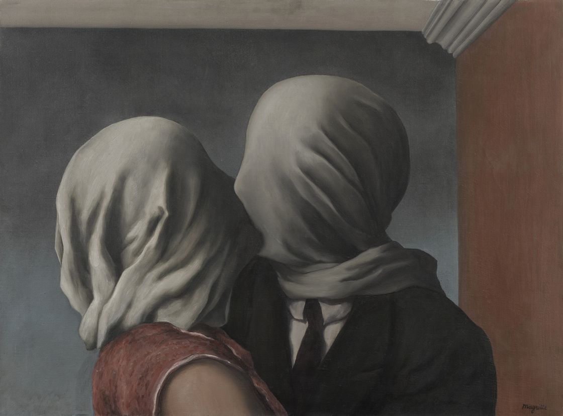 René Magritte – Les Amants, 1928, Museum of Modern Art, New York